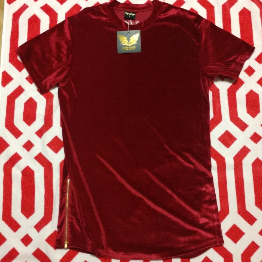 Pizoff red t shirt